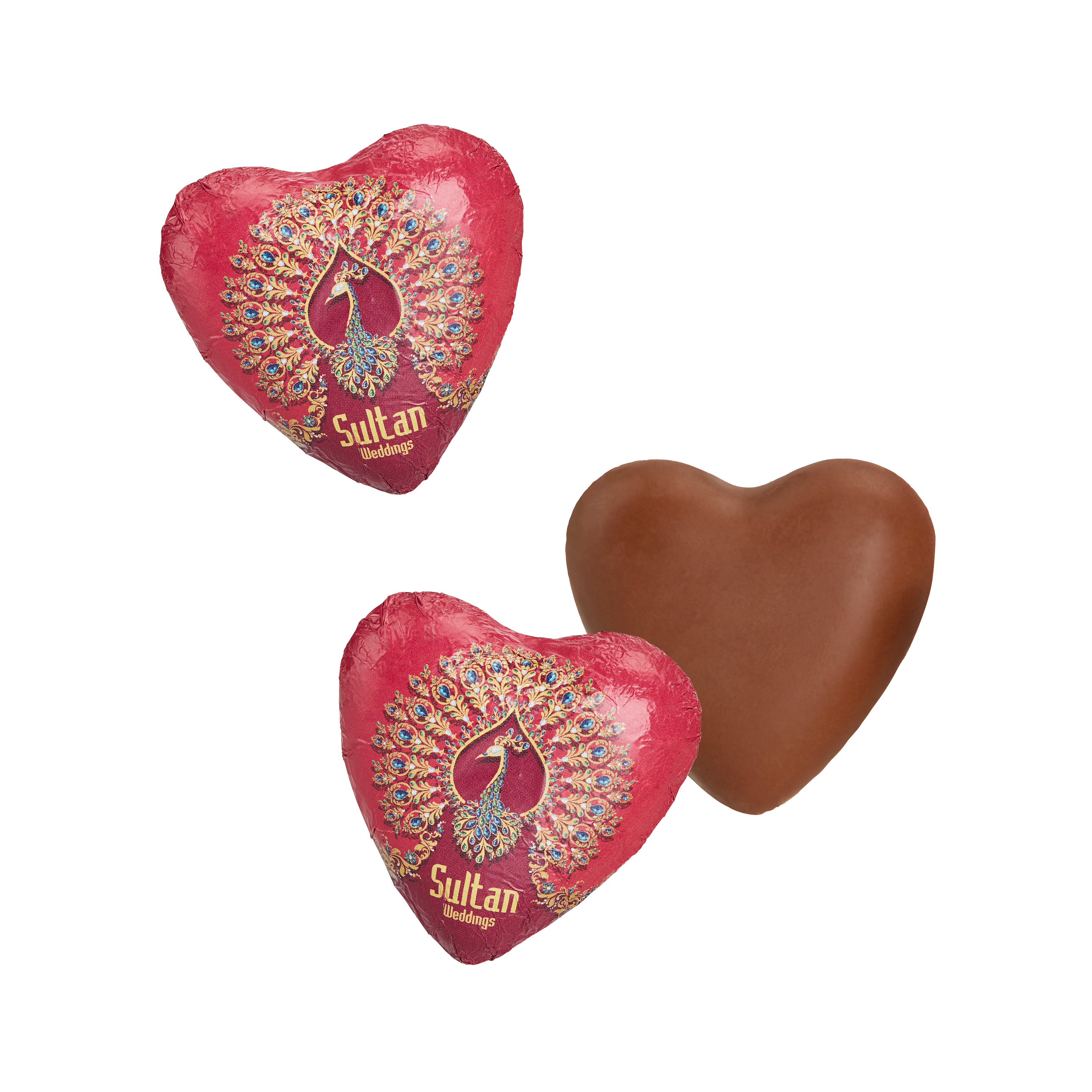 Liefdeshart Melkchocolade - Kalmthout bedrukken met logo