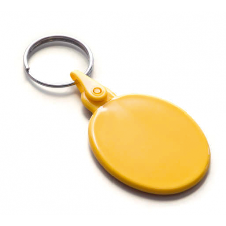 Porte-clés en plastique ovale - Lamontélarié