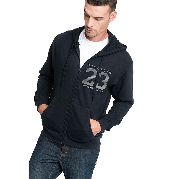 Sweat à capuche zippé pour homme 270 g/m² - Lagos