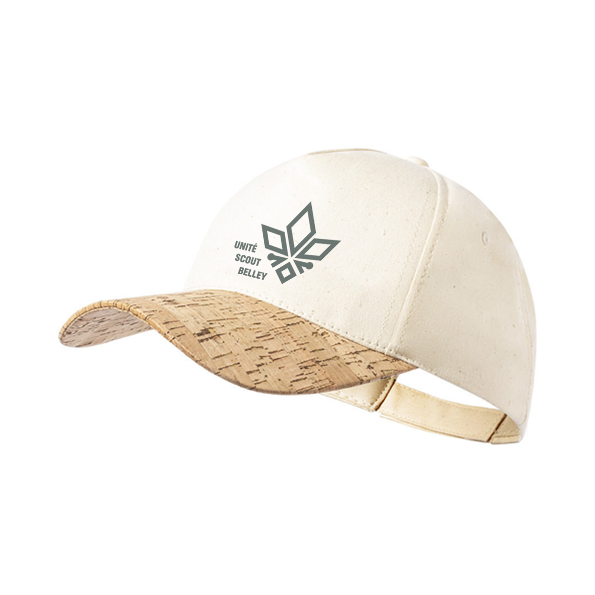 Natuurlijke Katoenen 5-Panel Pet Met Kurken Klep - Rumst