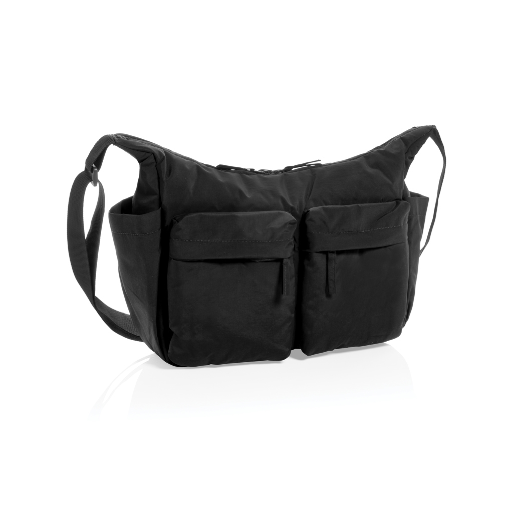 KENTO URBAN gepolsterte Crossover-Tasche aus RCS-Recycling-Nylon, Logo