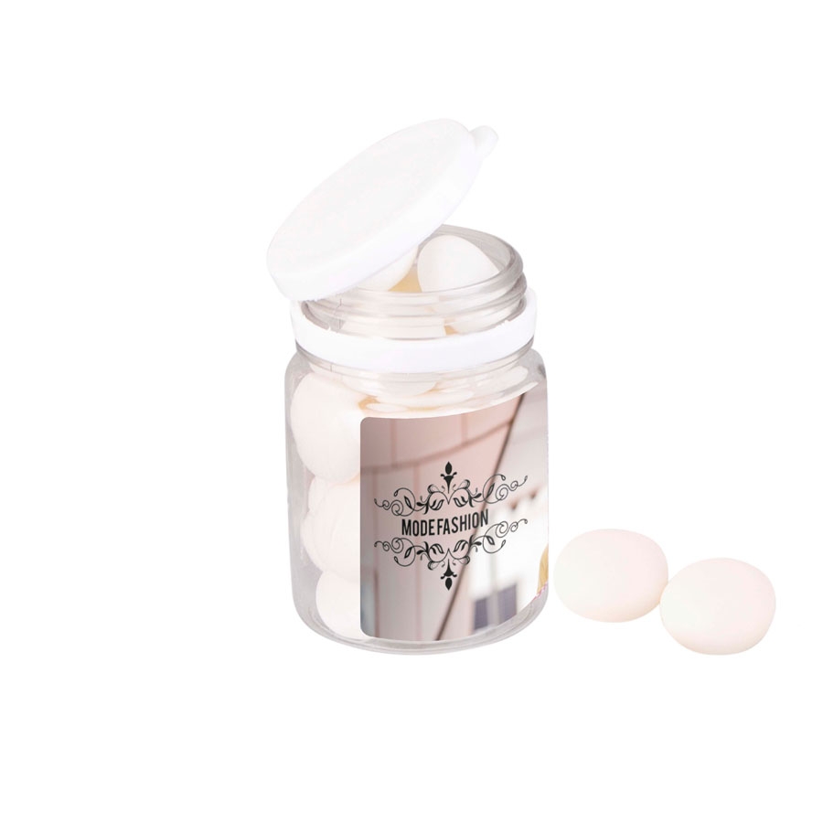 Boîte de bonbons Mentos avec étiquette couleur pleine - Saint-Palais