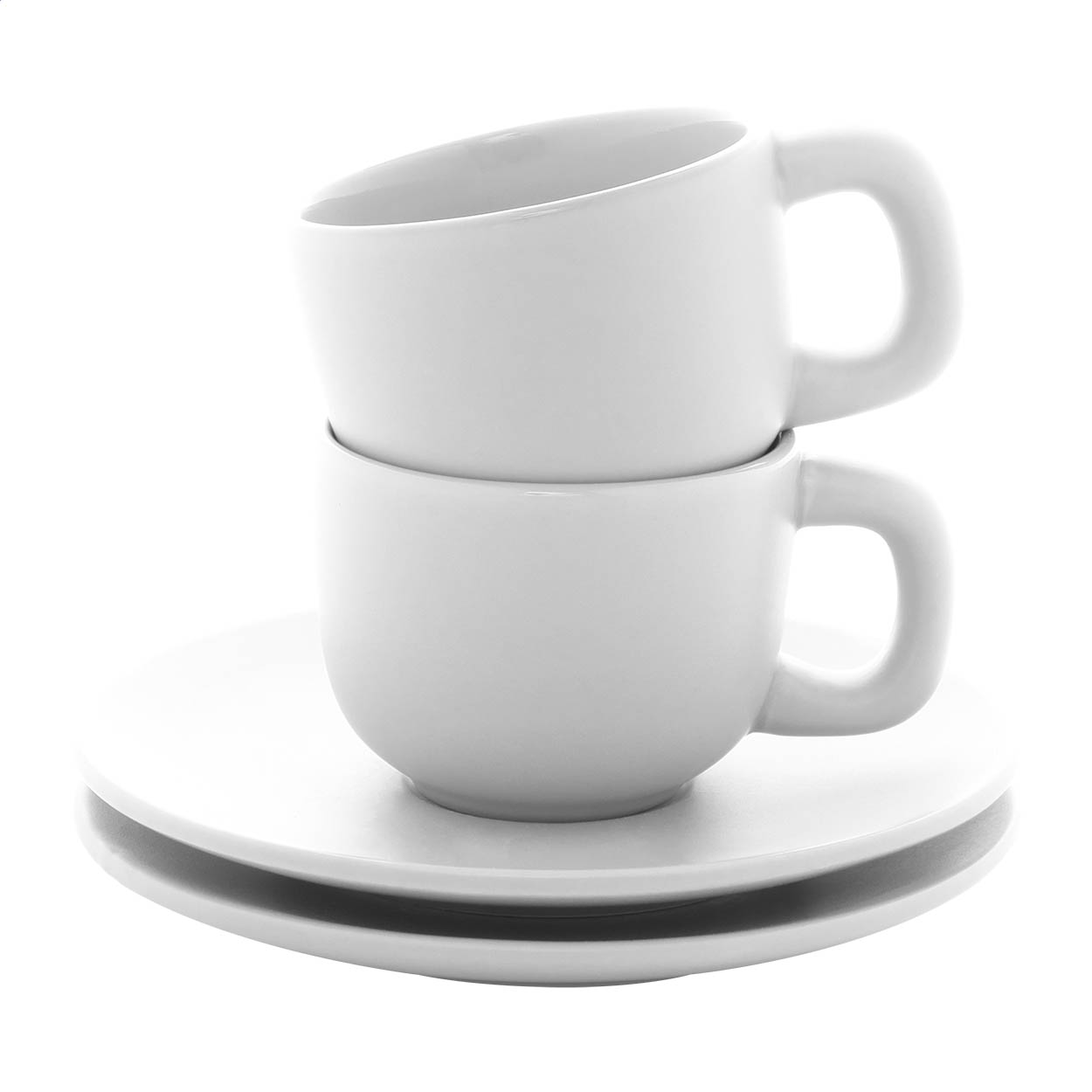 Caturra Espressotassen-Set aus Keramik mit 2 Tassen und Untertassen