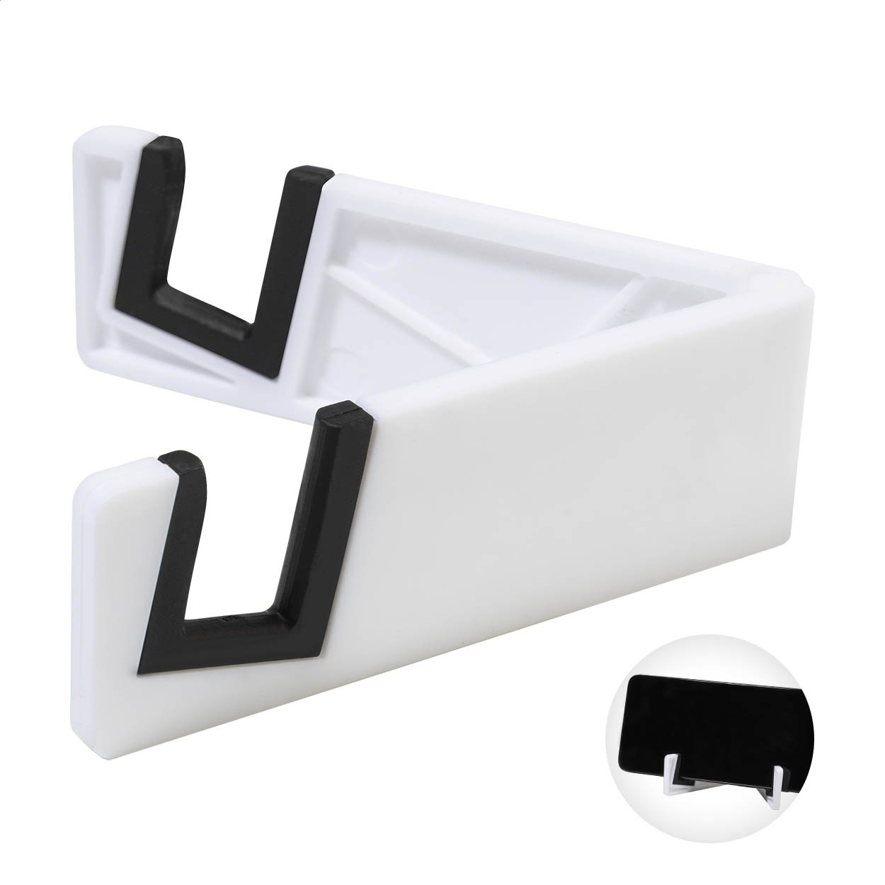 Support pliable Fonfol personnalisé pour téléphone et tablette en PS recyclé imprimé avec logo