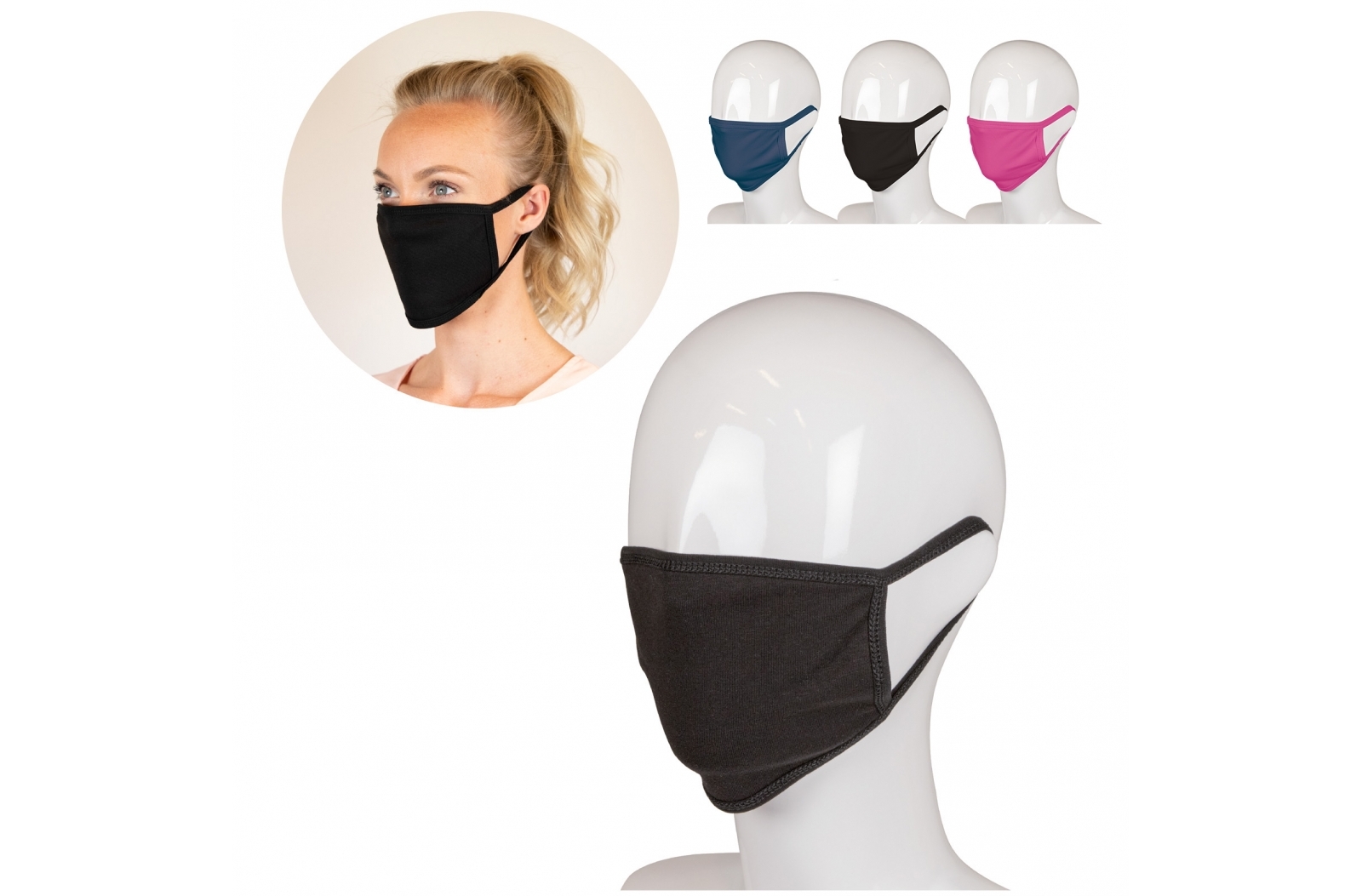 Masque facial élégant fabriqué en Europe - Eymet - Zaprinta Belgique