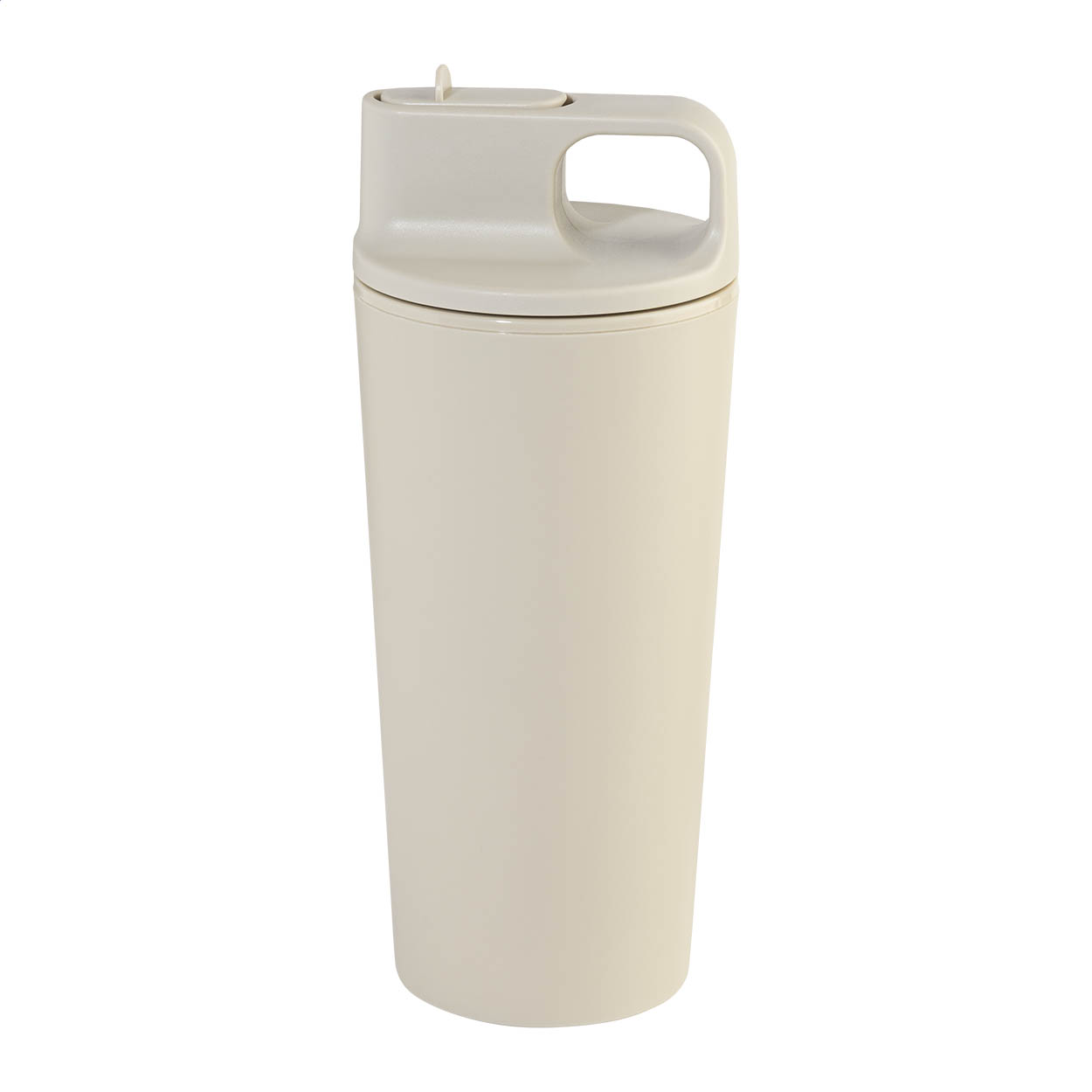 Gobelet isotherme Sippulu personnalisé en PP avec paille intégrée, 470 ml