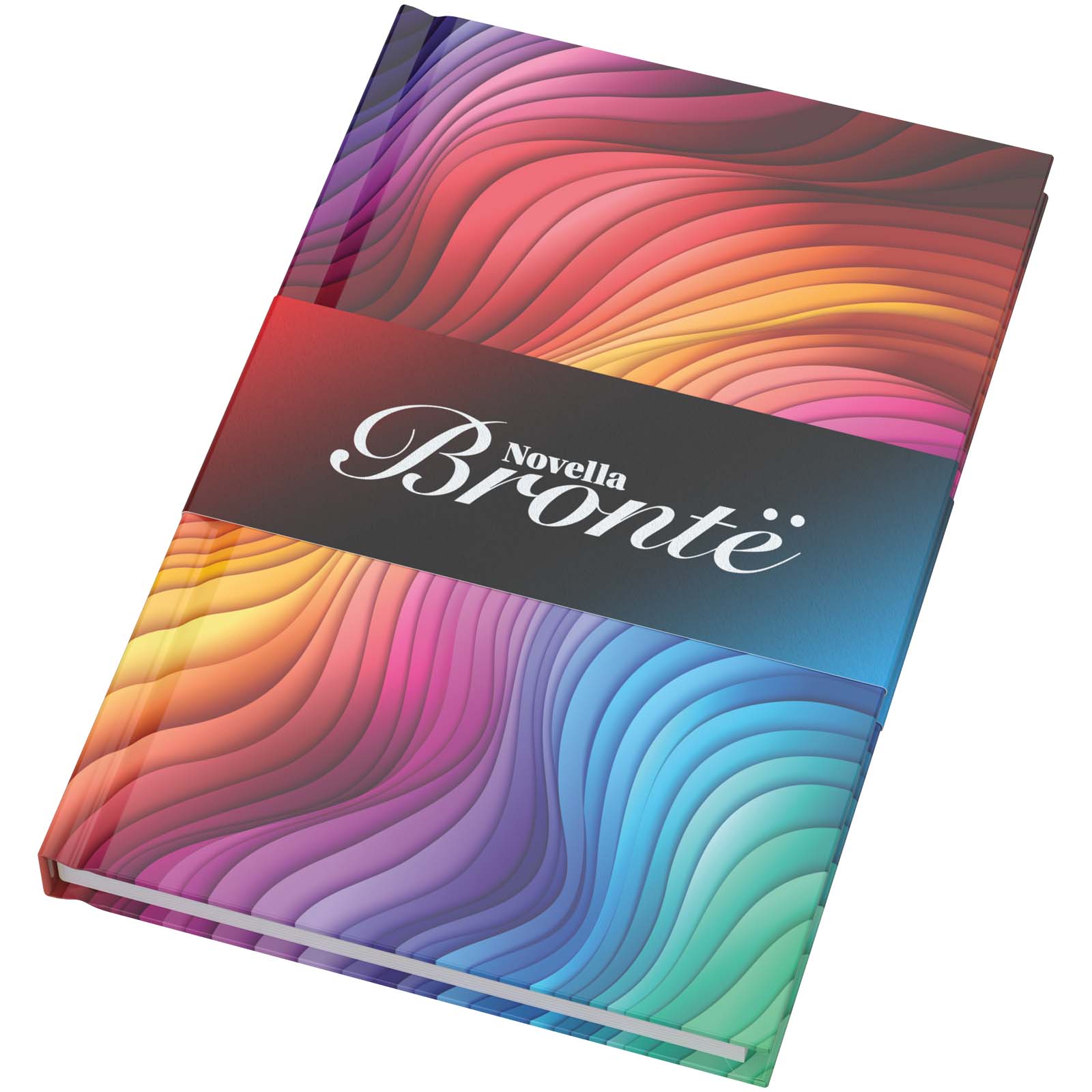 EleganteVision A5 Hardcover-Notizbuch - Miesbach bedrucken mit Logo