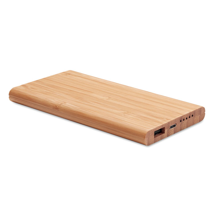 Bamboe Draadloze Powerbank - Deinze