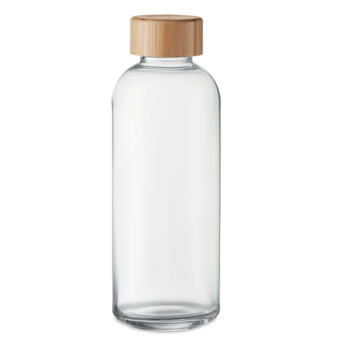 Glazen Fles 650ml Bamboe Deksleutel - Damme