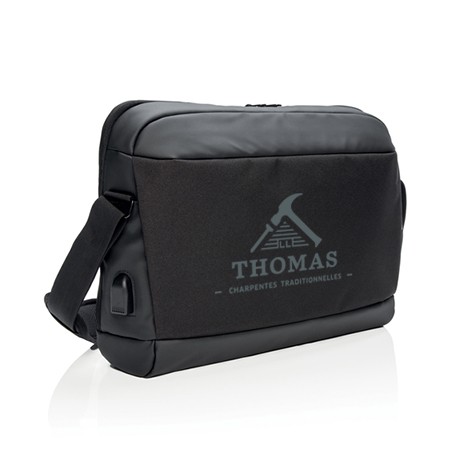 Madrid USB-oplaadbare RFID-laptoptas 15,6" PVC-vrij - Sint-Martens-Latem
