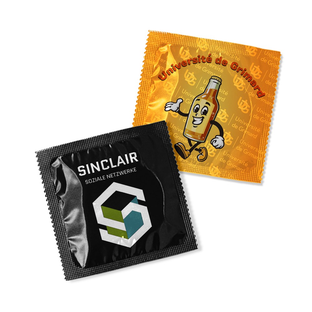 Préservatif avec emballage entièrement personnalisable - PR02