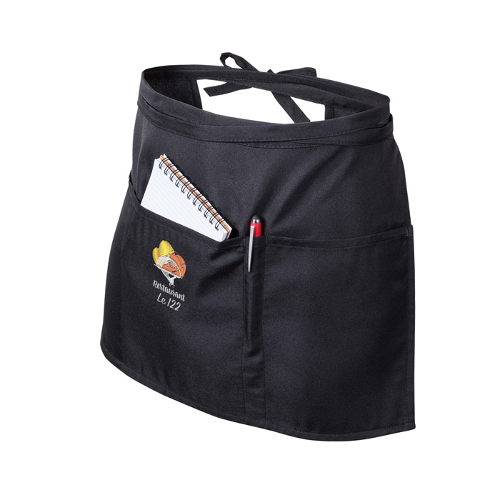 Elegant Black Waist Apron - Kasterlee