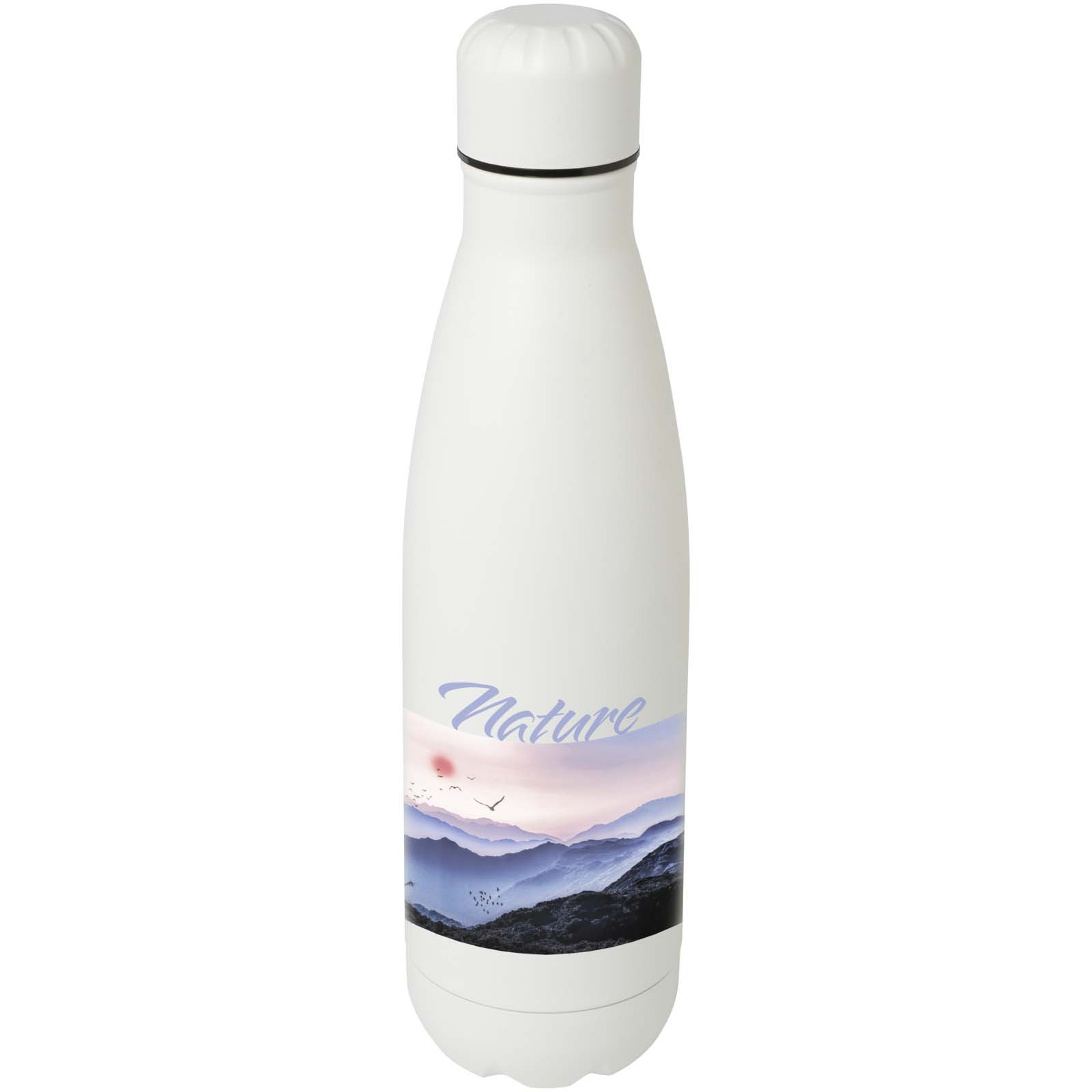 Bouteille d'eau en acier inoxydable à paroi simple de 750 ml RCS recyclée