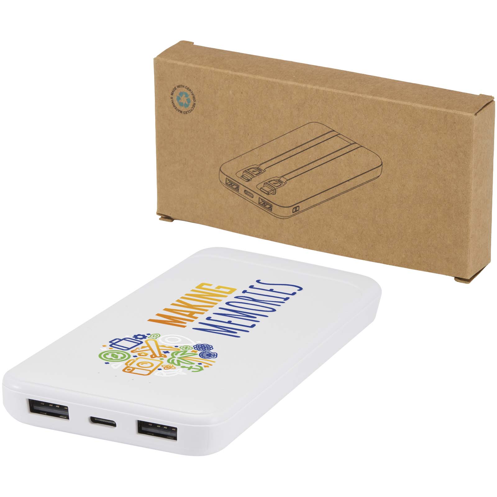EcoCharge 10.000 mAh Powerbank - Sint-Truiden
