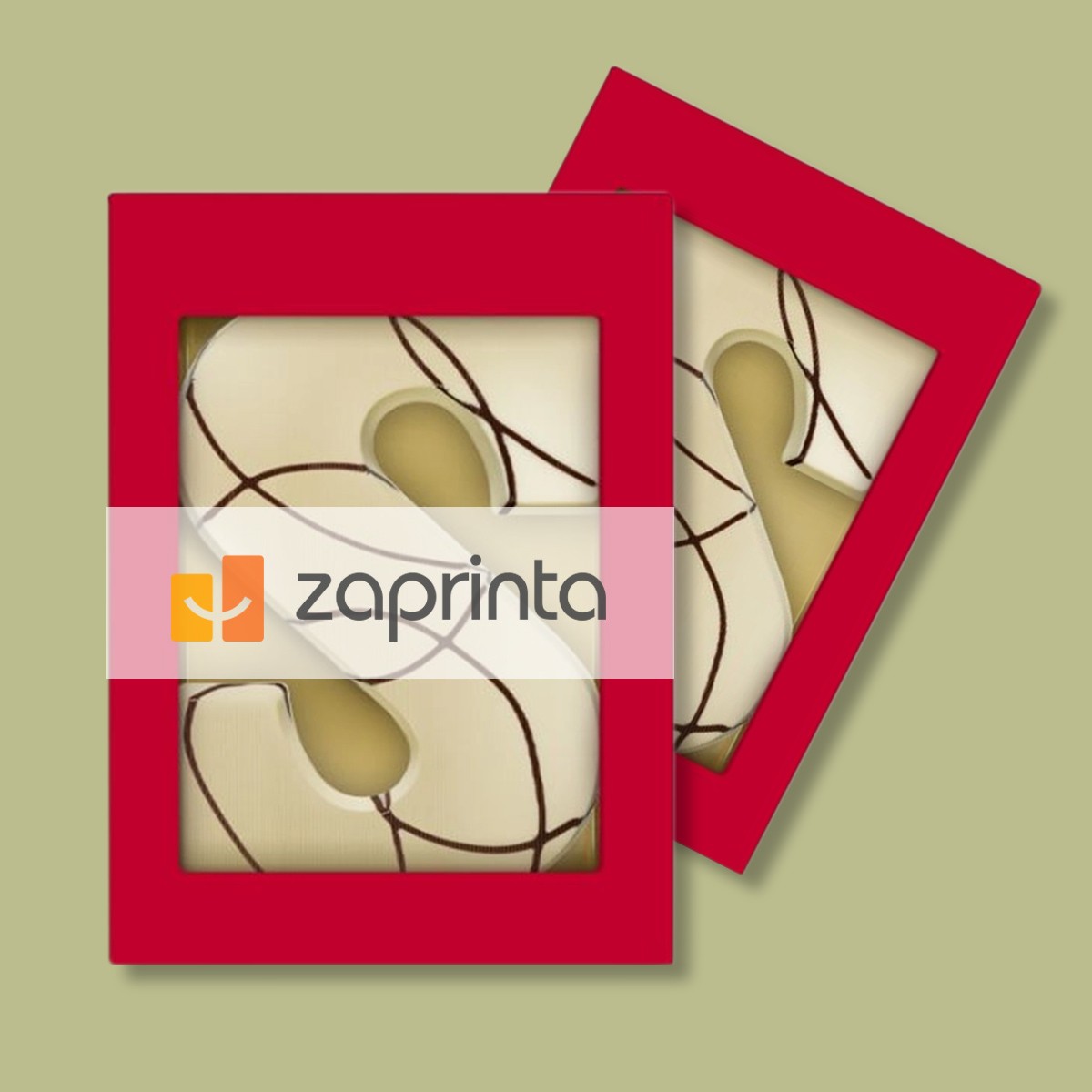 Witte Praliné Chocoladeletter - Hove