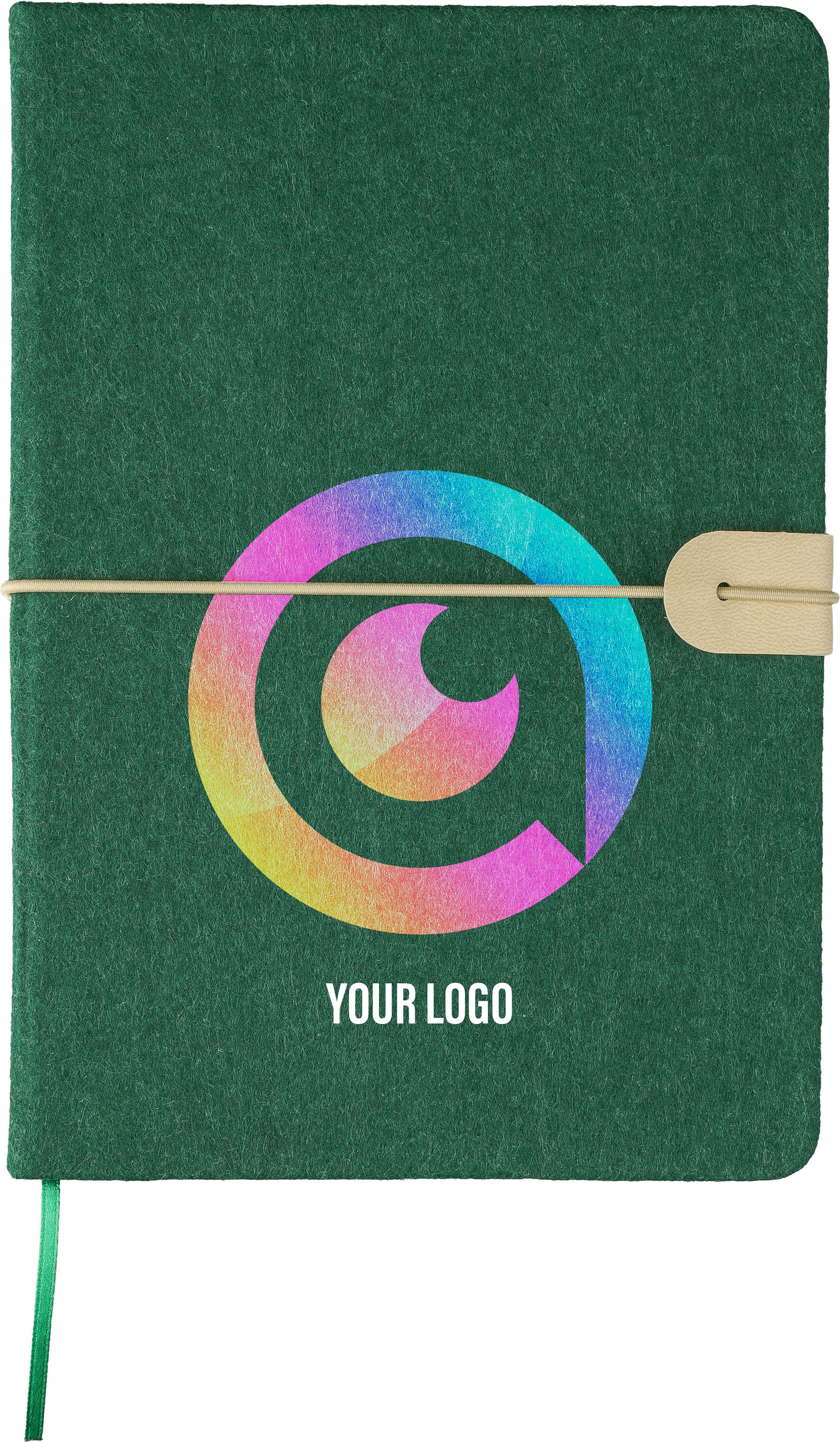 Recyceltes Filznotizbuch A5 Eleganz - Querfurt