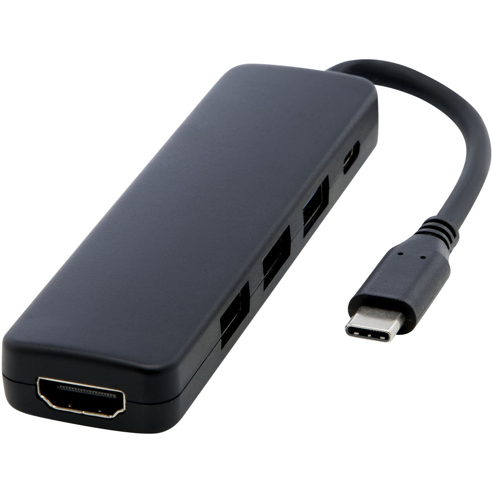 Adaptateur multimédia en plastique recyclé Loop RCS USB 2.0-3.0 avec port HDMI - Thonon-les-Bains