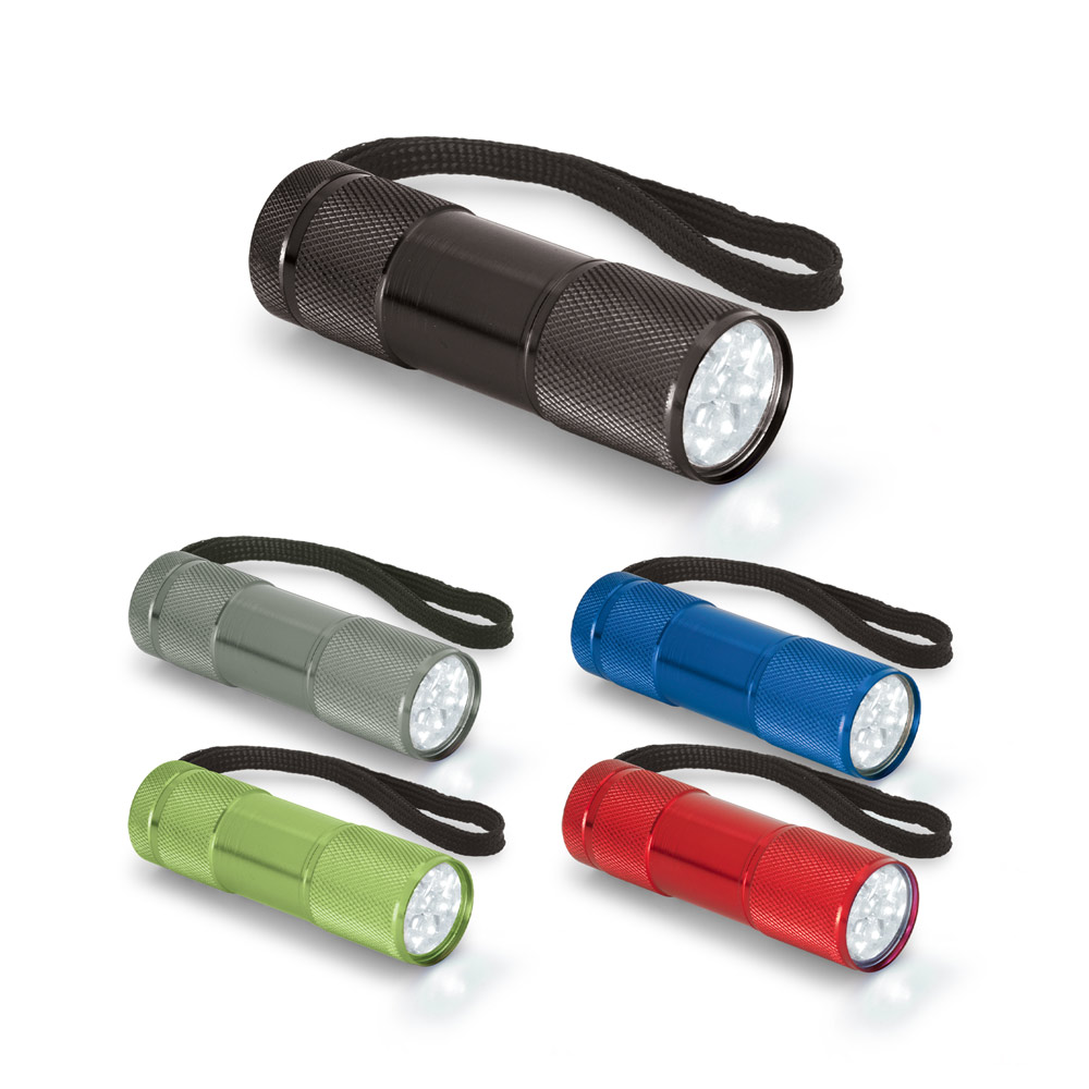 Lampe de poche en aluminium à LED - Fenioux - Zaprinta Belgique