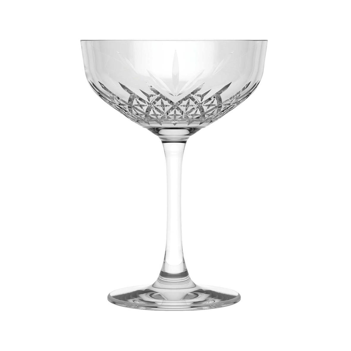 Tijdloze champagnecoupe 25,5 cl. bedrukken met logo