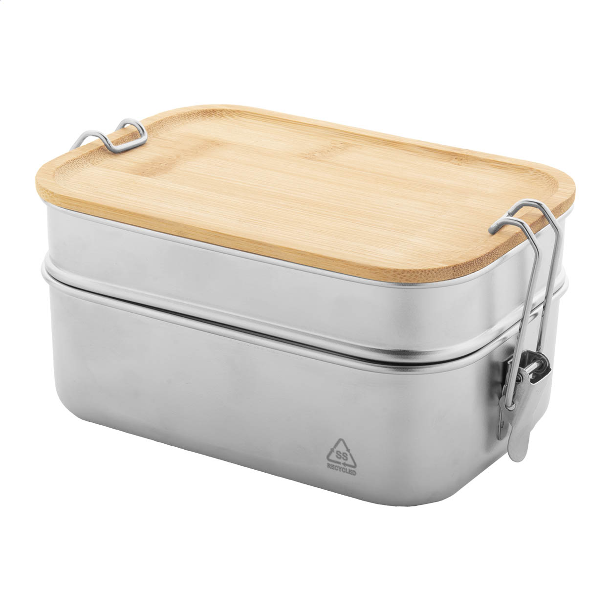 Boîte à lunch Kotetsu personnalisée en inox recyclé, 2 compartiments