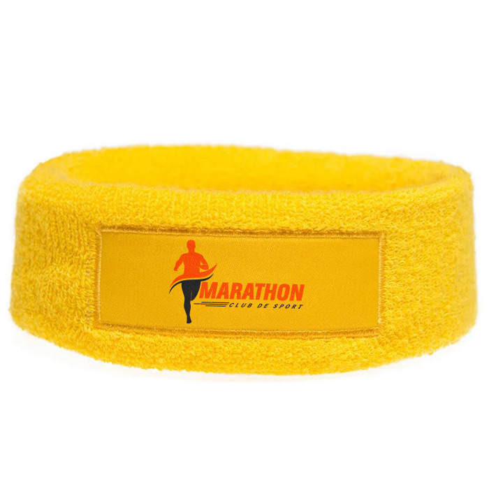 Bandeau de poignet sport Jaune