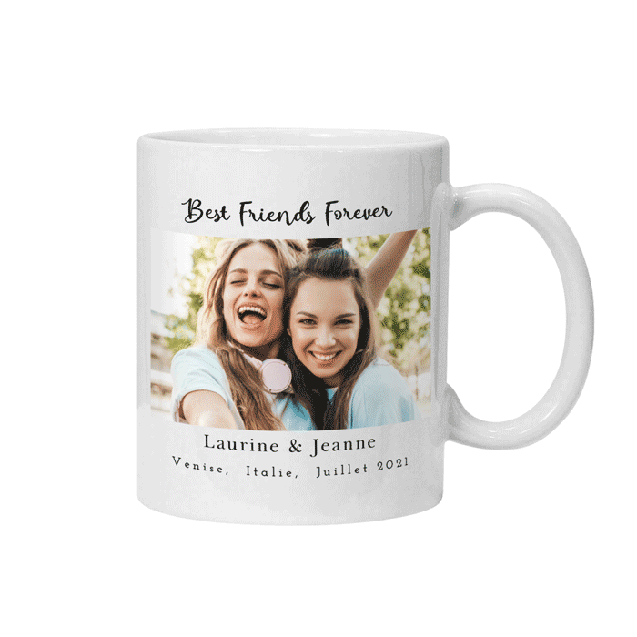 Personalisierte Tasse Freundinnen - | Zaprinta Belgien Personalisierte Tasse Freundinnen - | Zaprinta Belgien