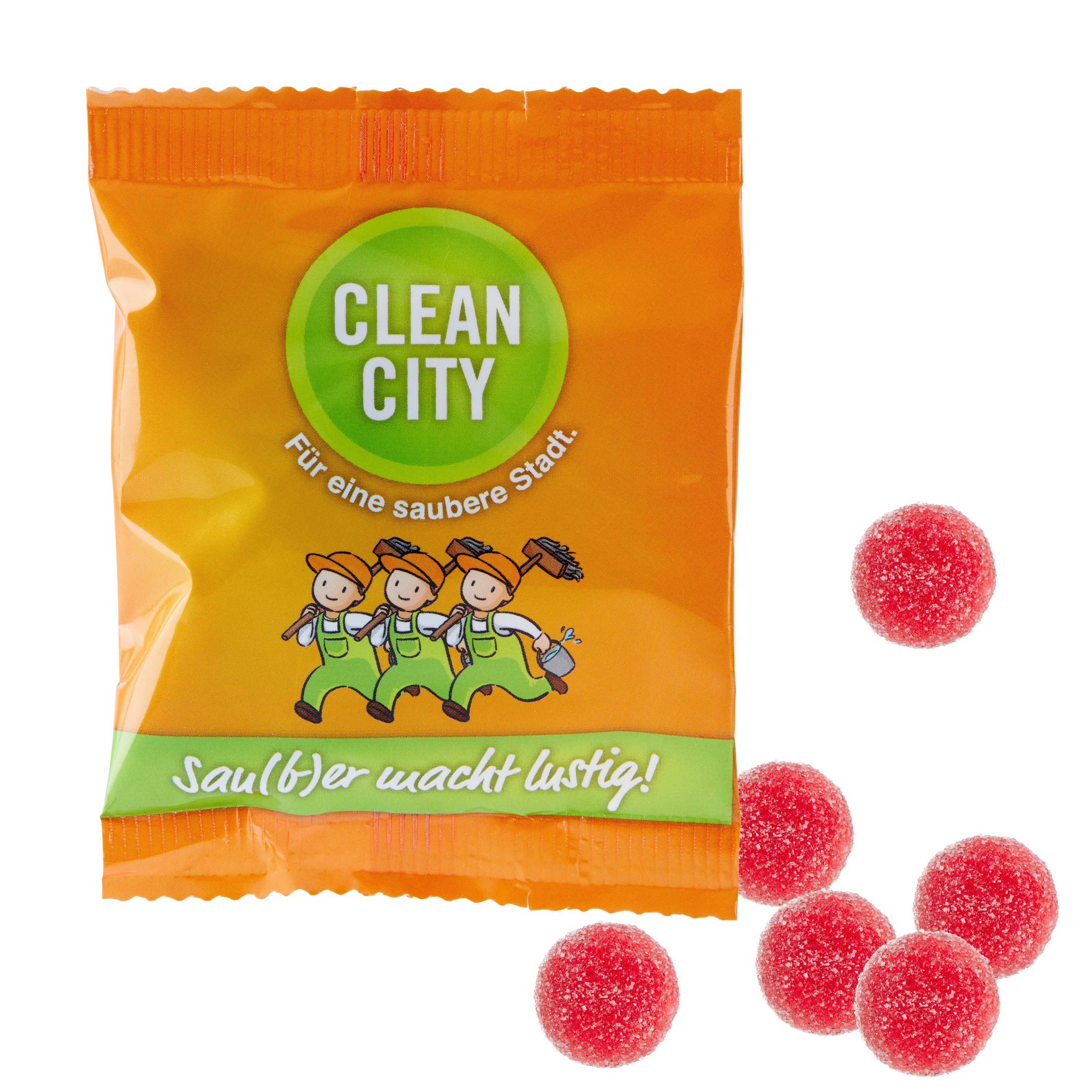 Gomme Saveur Cassis - Éblange imprimé avec logo