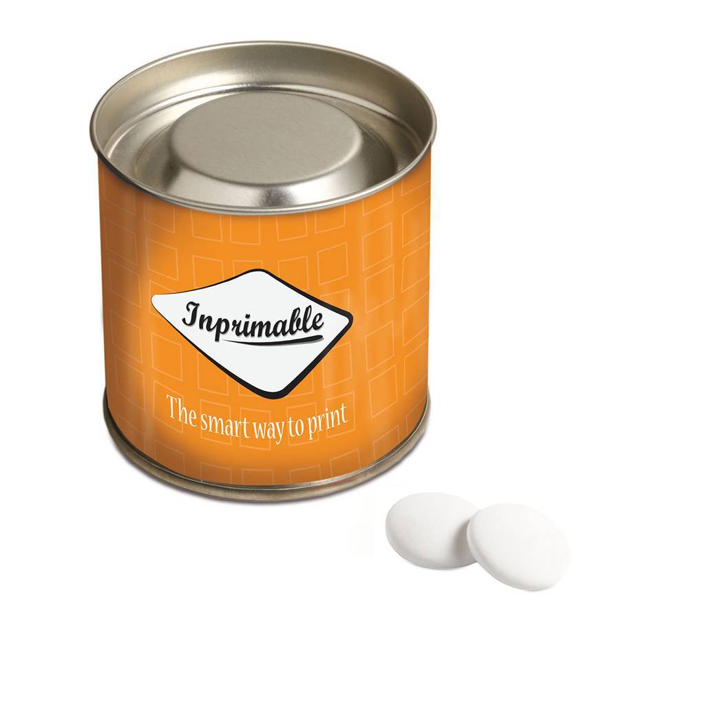 Pot personnalisable avec pastilles à la menthe - Zaprinta Belgique