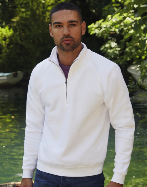 Sweat personnalisable à col zippé 280g/m² - Noam