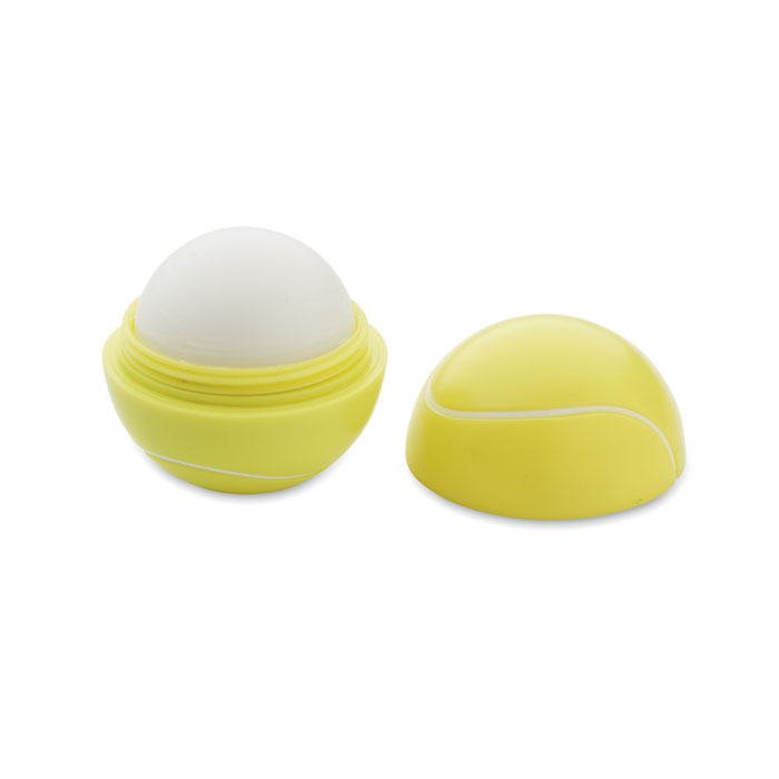 Baume à lèvres parfumé à la vanille en forme de balle de tennis avec SPF10 - Darnets