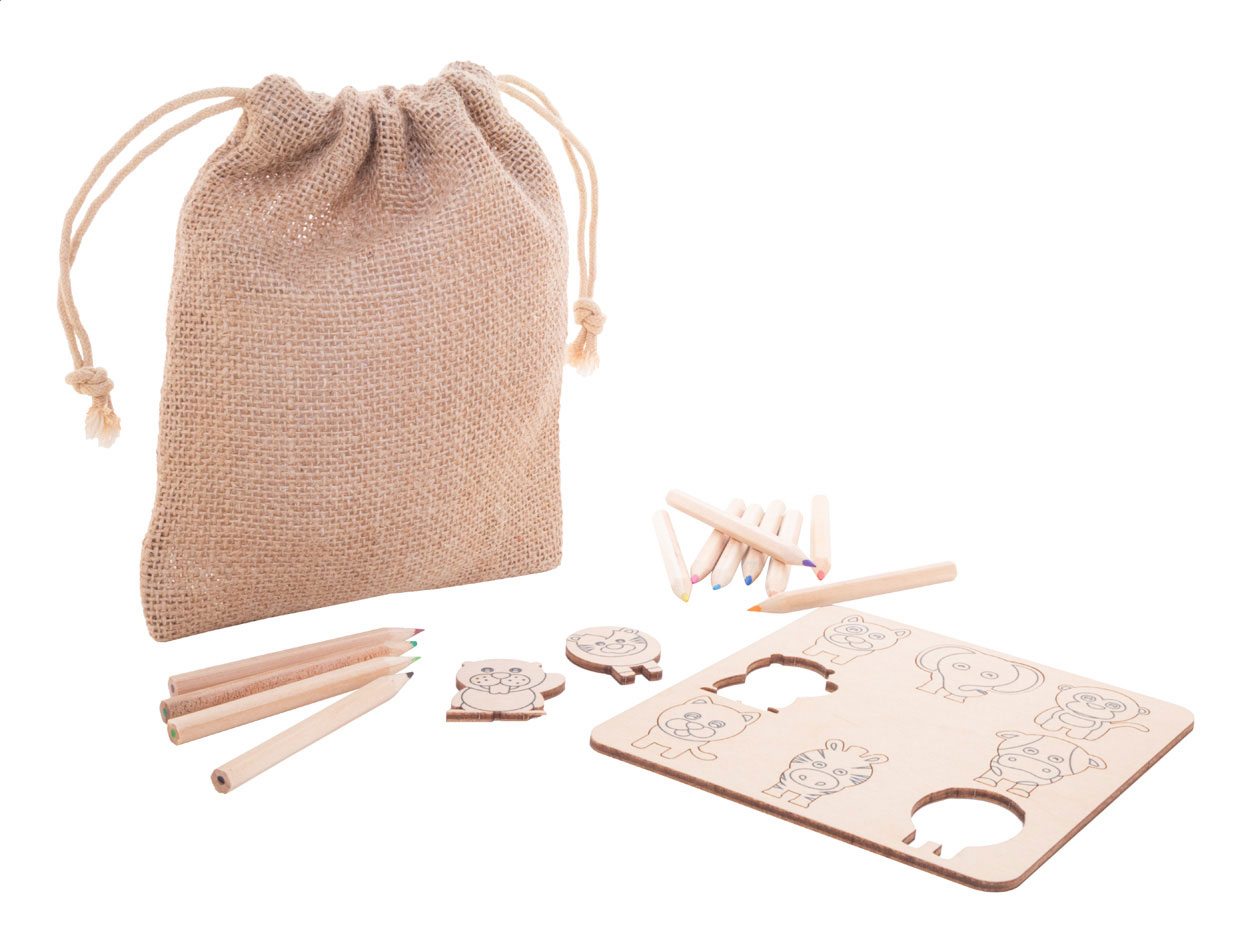 Jeu de correspondance des formes et couleurs en bois - Nolléval