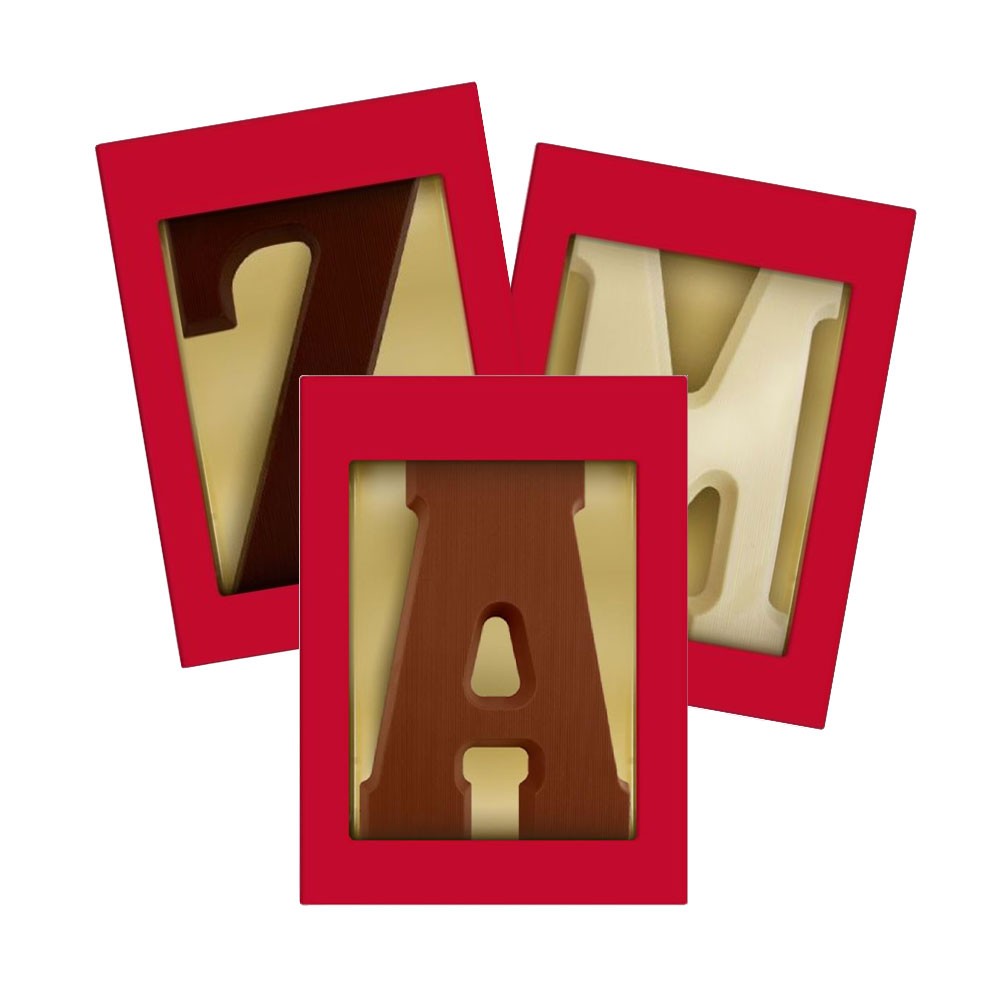 Duurzame Belgische Chocoladeletter - Muizen