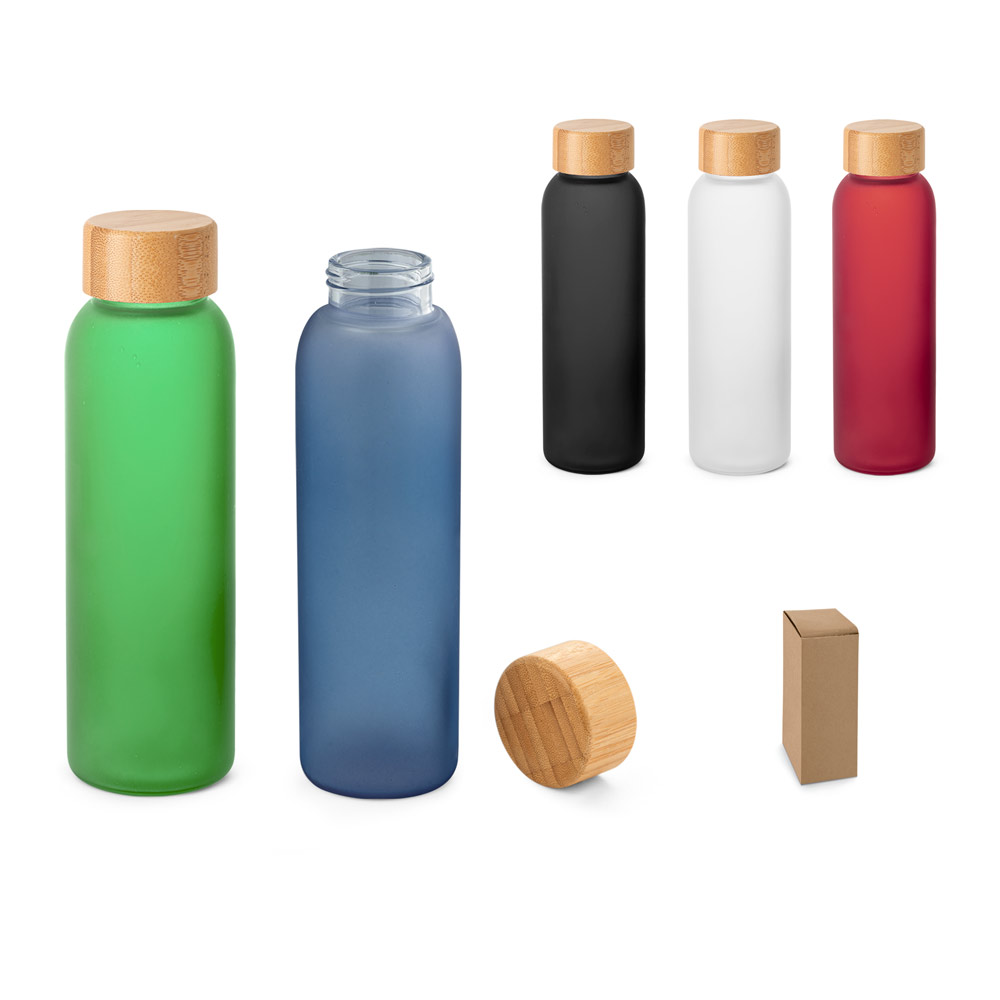 LILLARD GLAS. 520 ml gematteerde glazen fles