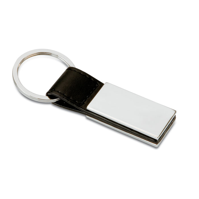 Porte-clés en métal carré - Orléat