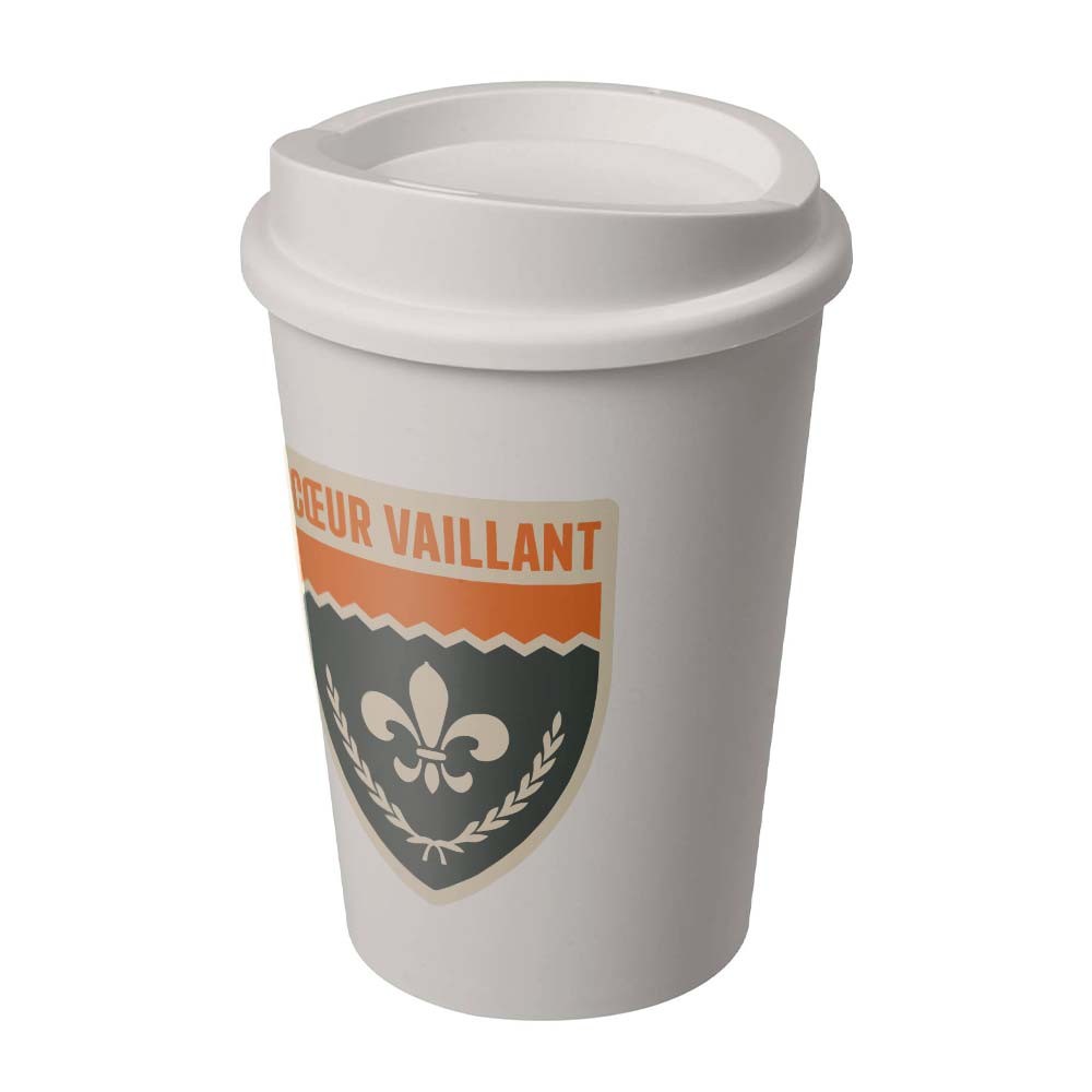 Erneuerbarer Kaffeebecher 300 ml mit Deckel - Ketzin/Havel