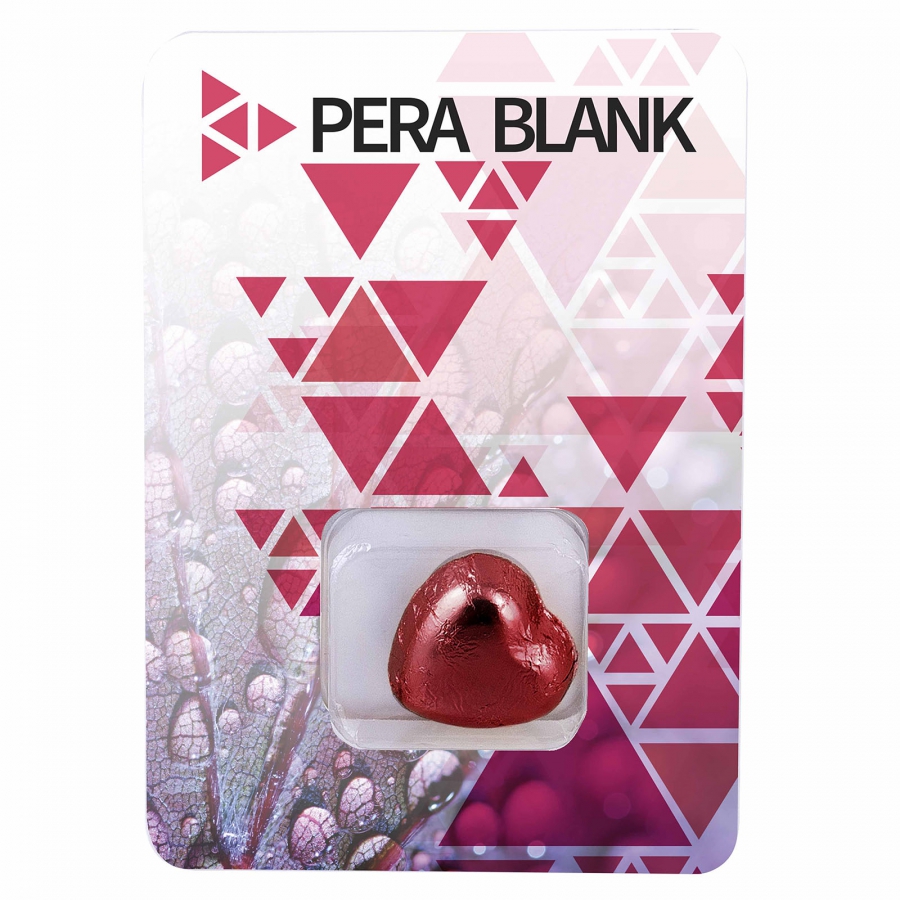 Chocolade Hart Wenskaart - Genk