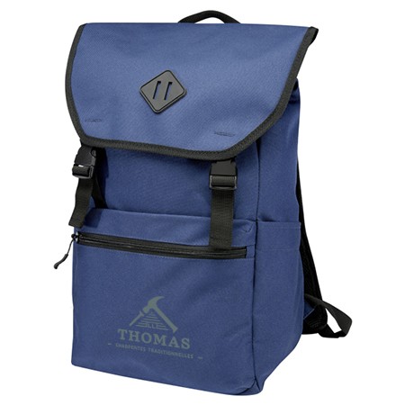 Sac à dos pour ordinateur portable 15" en RPET certifié GRS 16 L Repreve® Ocean