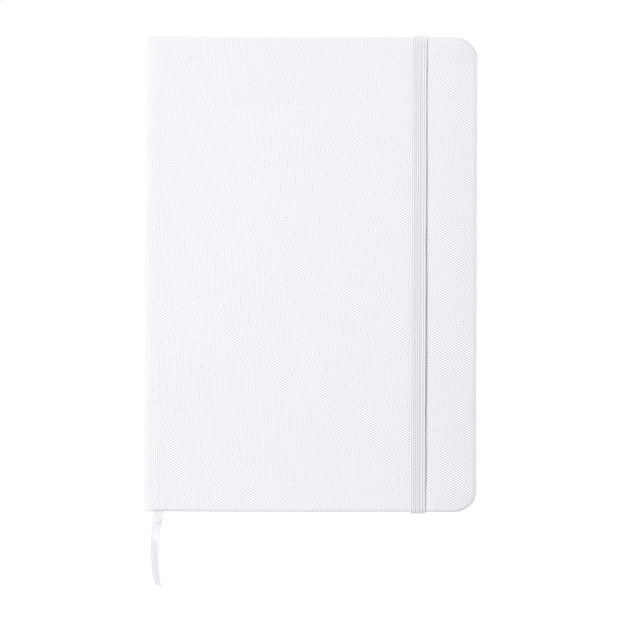 Carnet A5 Baccata personnalisé en RPET, 80 pages lignées et marque-page