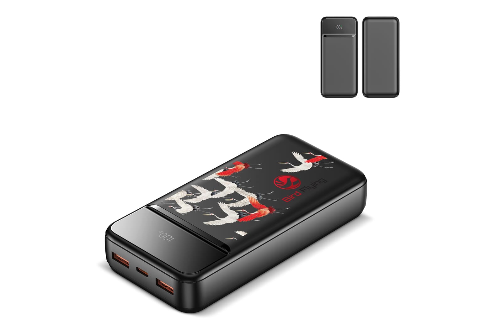 Nolu Powerbank met LED Display 20000 mAh bedrukken met logo