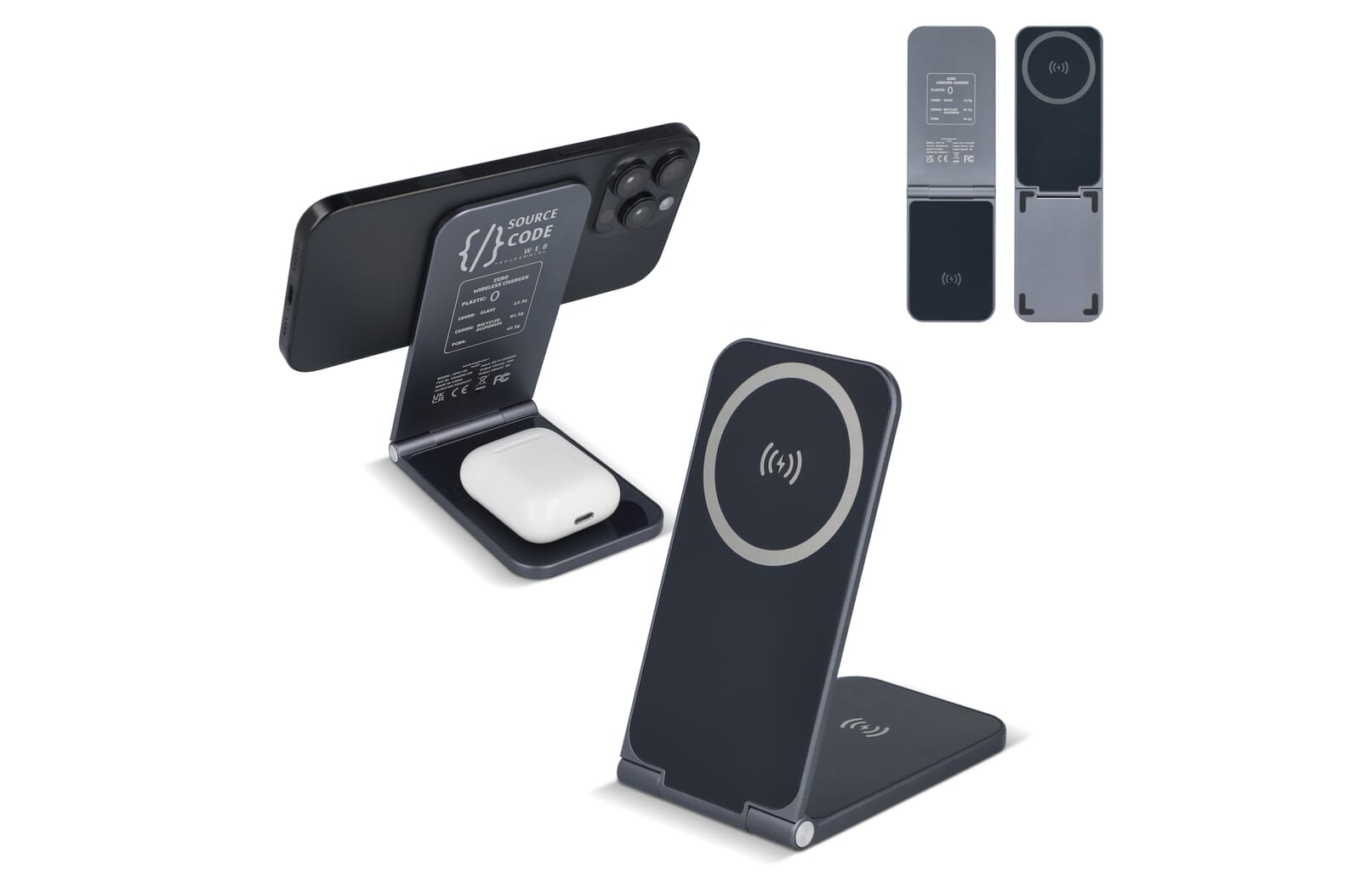 Chargeur Sans Fil Éco 2-en-1 - Pupillin