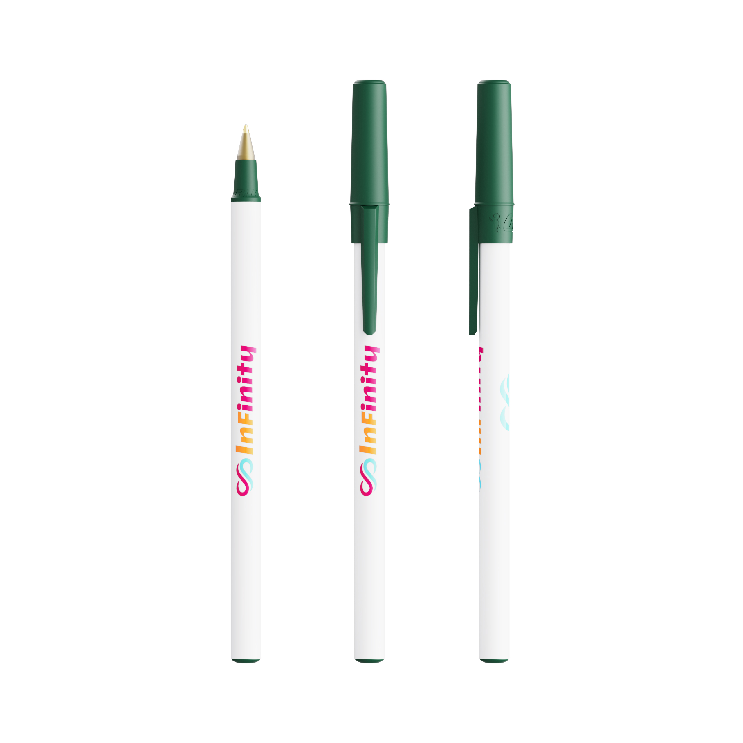 Stylo bille BIC® Round Stic® Ecolutions® personnalisé avec votre logo
