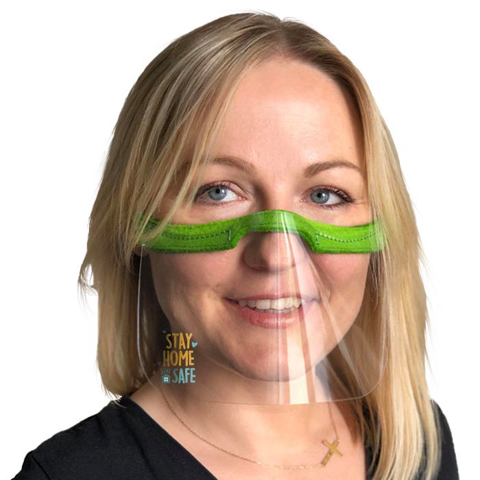 Demi-visière de protection coronavirus personnalisée - Mélilot