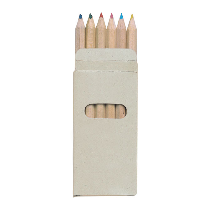 6 Crayons de couleur - Zaprinta Belgique