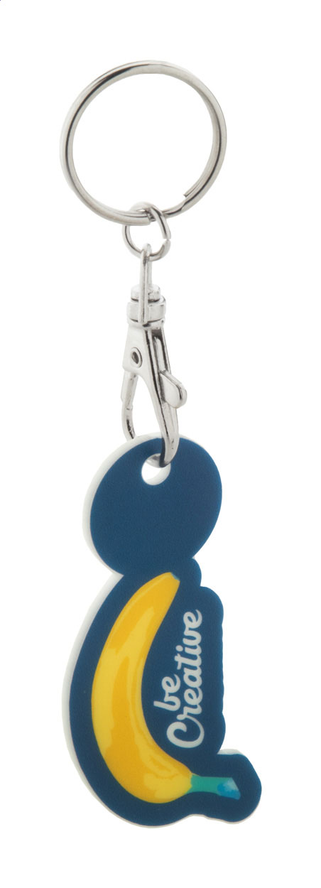 Creatieve winkelwagenmunt sleutelhanger - Zuienkerke