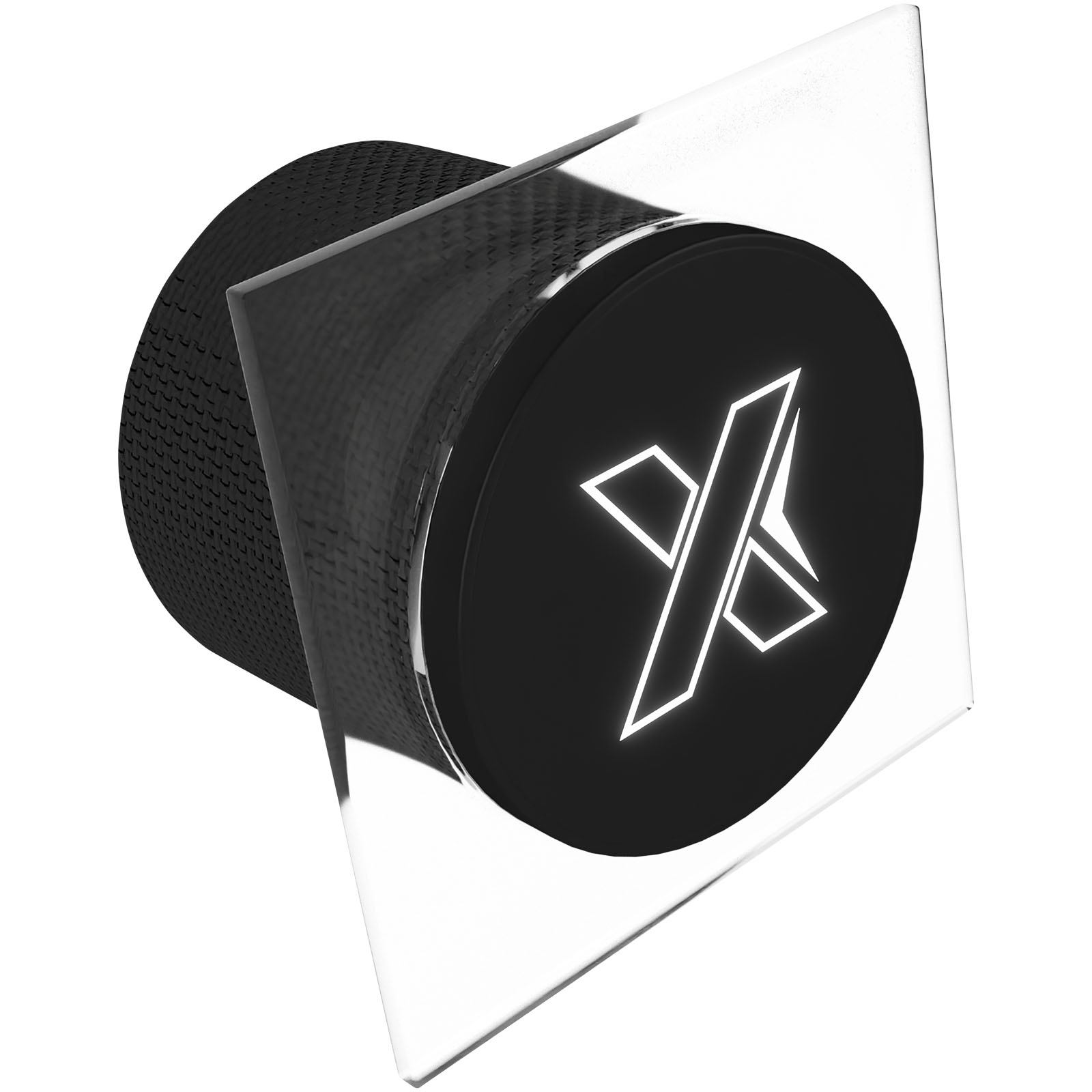 Haut-parleur Bluetooth avec logo lumineux et microphone - Subligny - Zaprinta Belgique