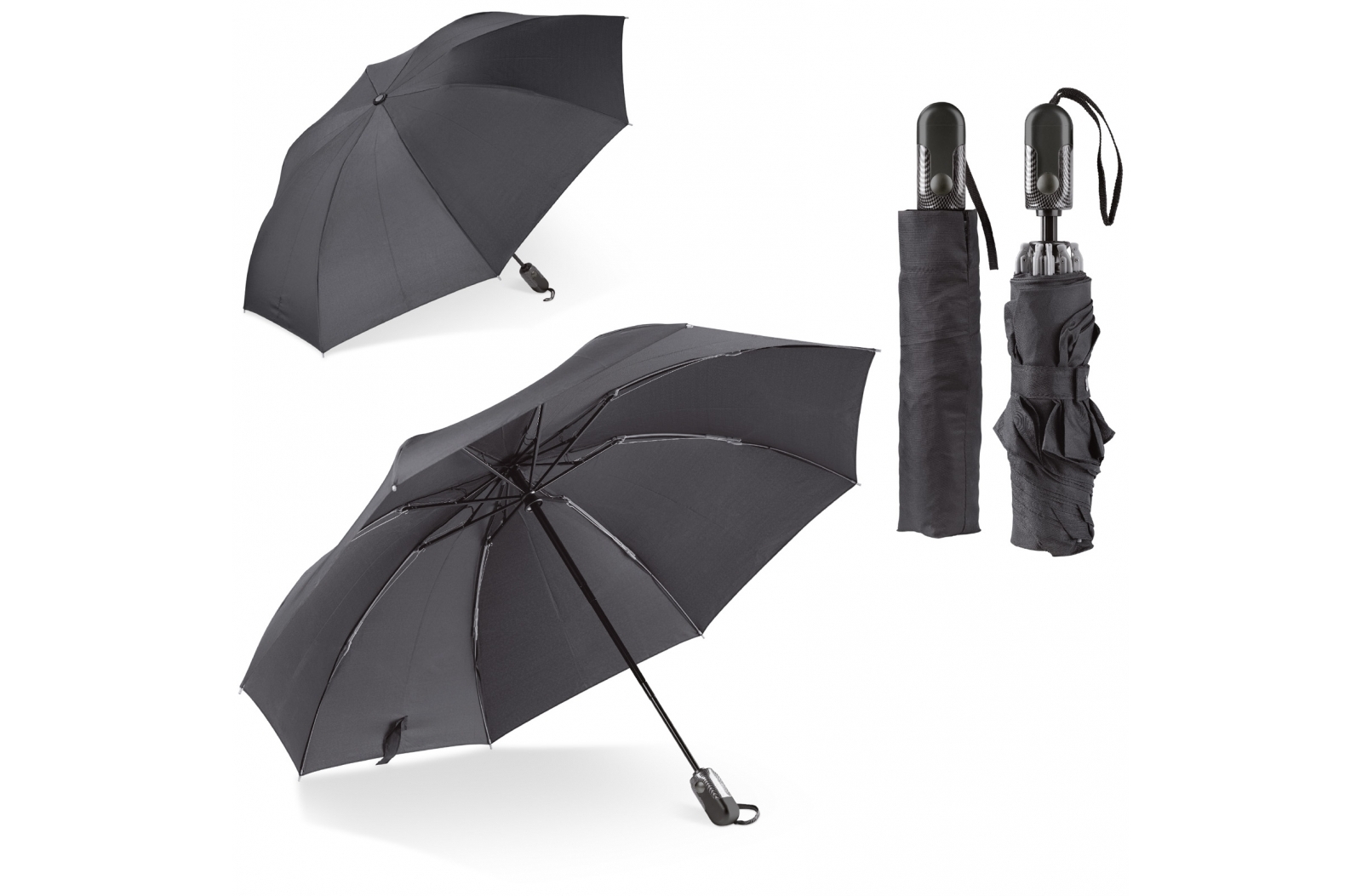 Parapluie Deluxe réversible 23” avec ouverture/fermeture automatique - Zaprinta Belgique
