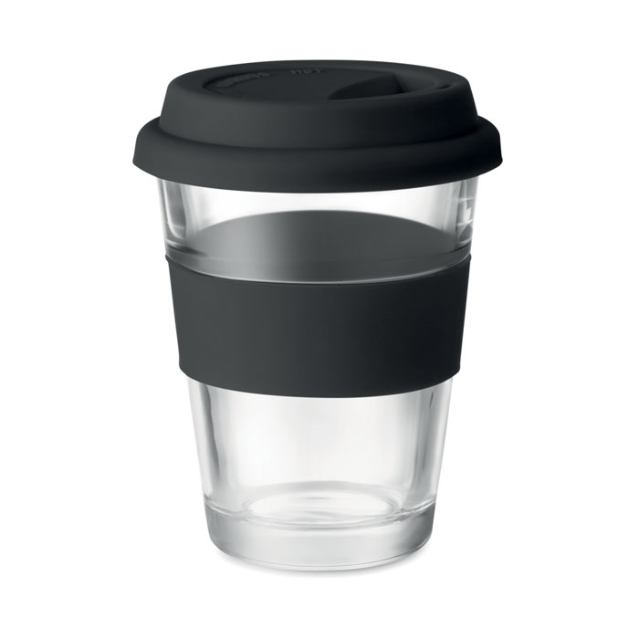 Mug réutilisable personnalisé en verre 350 ml - Fremont