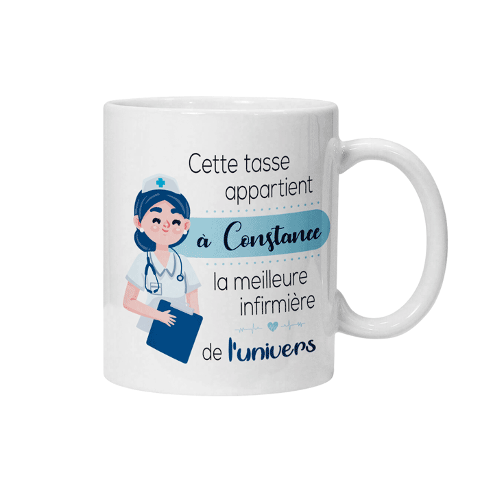Personalisierte Tasse Krankenschwester - | Zaprinta Belgien Personalisierte Tasse Krankenschwester - | Zaprinta Belgien