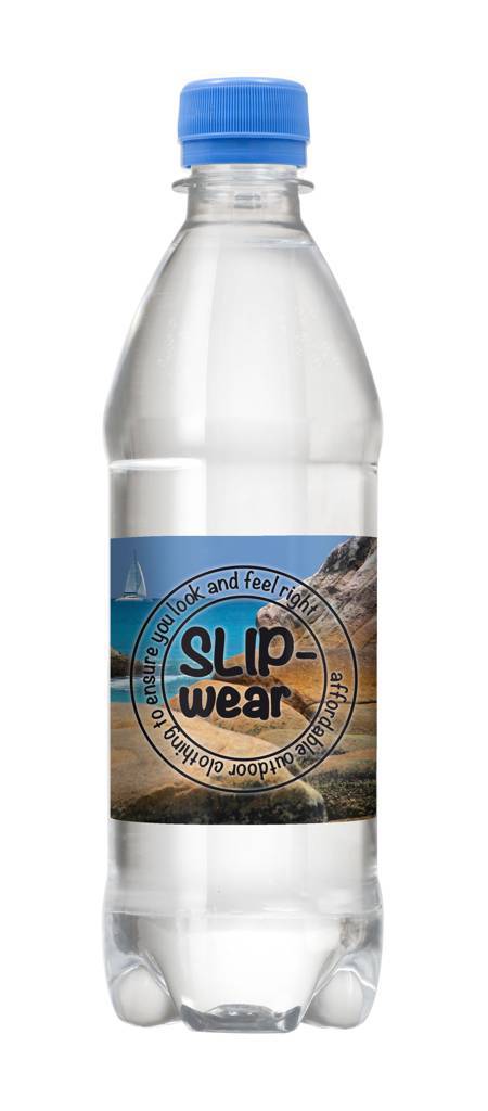 Bouteille d'eau minérale personnalisée 500ml avec bouchon à visser