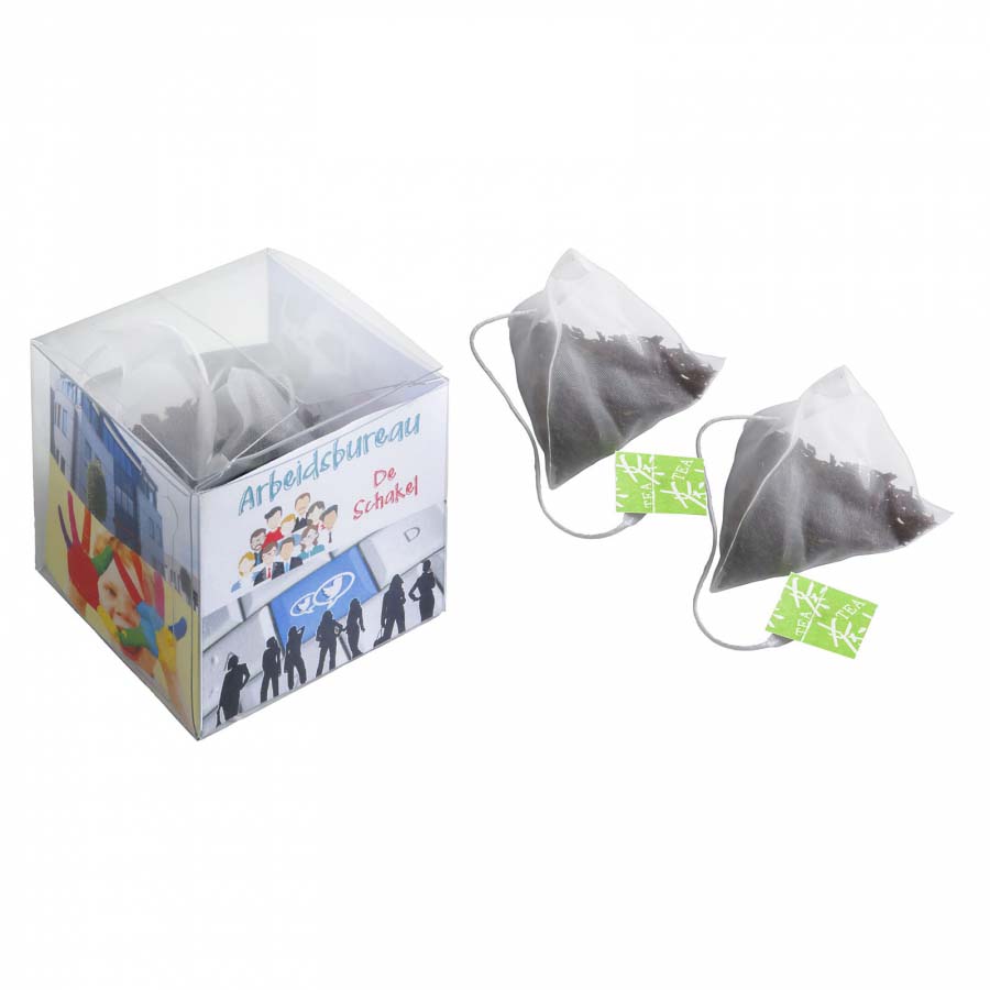 Emballage de sachets de thé transparents avec banderole imprimée - Bourges - Zaprinta Belgique